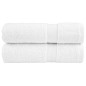 vidaXL Premium-Badetücher SOLUND 2 Stk. Weiß 100x150 cm 600 g/m² vidaXL Premium-Badetücher SOLUND 2 Stk. Weiß 100x150 cm 600 g/m²