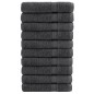 vidaXL Premium-Saunatücher SOLUND 10 Stk Anthrazit 80x200 cm 600 g/m² vidaXL Premium-Saunatücher SOLUND 10 Stk Anthrazit 80x200 cm 600 g/m²