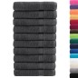vidaXL Premium-Saunatücher SOLUND 10 Stk Anthrazit 80x200 cm 600 g/m² vidaXL Premium-Saunatücher SOLUND 10 Stk Anthrazit 80x200 cm 600 g/m²