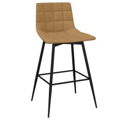 Barhocker Braun Samt