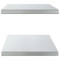 vidaXL Wandregale 2 Stk. 100x40x3 cm Silbern Edelstahl vidaXL Wandregale 2 Stk. 100x40x3 cm Silbern Edelstahl