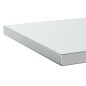 vidaXL Wandregale 2 Stk. 50x40x3 cm Silbern Edelstahl vidaXL Wandregale 2 Stk. 50x40x3 cm Silbern Edelstahl