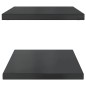 vidaXL Wandregale 2 Stk. 75x40x3 cm Schwarz Edelstahl vidaXL Wandregale 2 Stk. 75x40x3 cm Schwarz Edelstahl