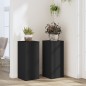 vidaXL Pflanzenständer 2 Stk. Schwarz 30x30x70 cm Holzwerkstoff vidaXL Pflanzenständer 2 Stk. Schwarz 30x30x70 cm Holzwerkstoff