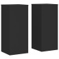 vidaXL Pflanzenständer 2 Stk. Schwarz 30x30x70 cm Holzwerkstoff vidaXL Pflanzenständer 2 Stk. Schwarz 30x30x70 cm Holzwerkstoff