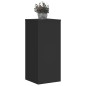 vidaXL Pflanzenständer 2 Stk. Schwarz 30x30x70 cm Holzwerkstoff vidaXL Pflanzenständer 2 Stk. Schwarz 30x30x70 cm Holzwerkstoff