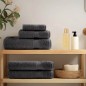 vidaXL Premium-Gästetücher SOLUND 4 Stk. Anthrazit 30x50 cm 600 g/m² vidaXL Premium-Gästetücher SOLUND 4 Stk. Anthrazit 30x50 cm 600 g/m²