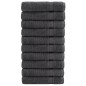 vidaXL Premium-Handtücher SOLUND 10 Stk. Anthrazit 50x100 cm 600 g/m² vidaXL Premium-Handtücher SOLUND 10 Stk. Anthrazit 50x100 cm 600 g/m²