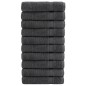 vidaXL Premium-Badetücher SOLUND 10 Stk. Anthrazit 100x150 cm 600 g/m² vidaXL Premium-Badetücher SOLUND 10 Stk. Anthrazit 100x150 cm 600 g/m²