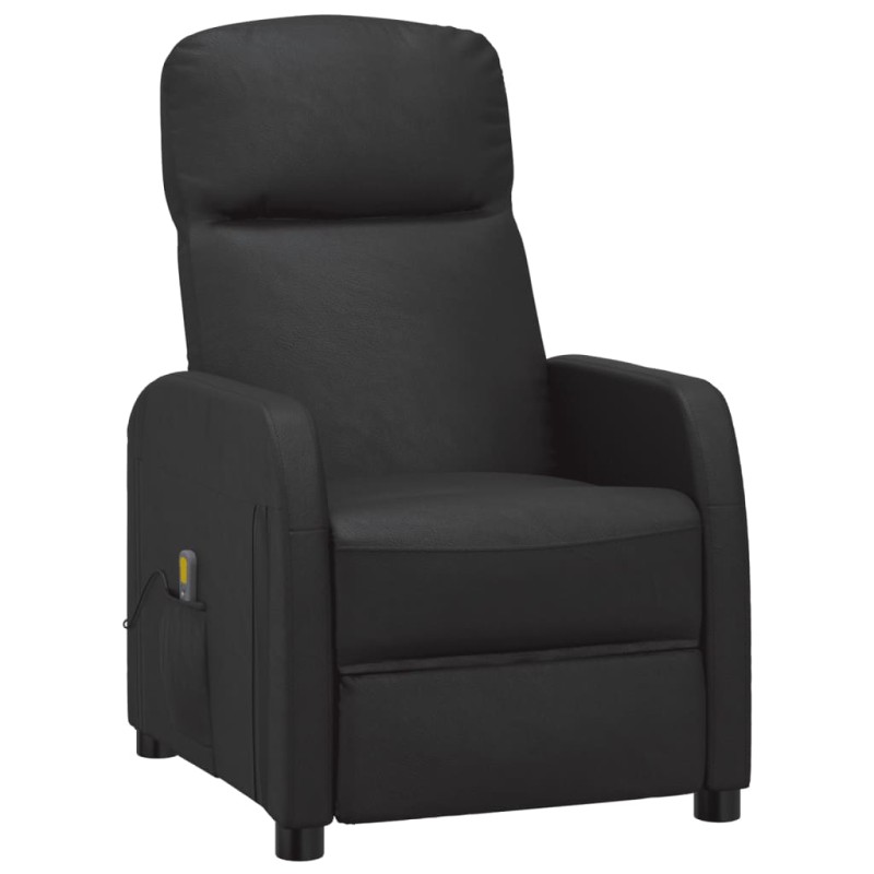 vidaXL Massagesessel Schwarz Kunstleder vidaXL Massagesessel Schwarz Kunstleder