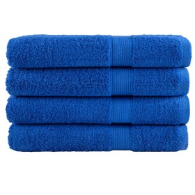 vidaXL Premium-Handtücher SOLUND 4 Stk. Blau 100x200 cm 600 g/m²