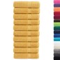 vidaXL Premium-Handtücher SOLUND 10 Stk. Gold 50x100 cm 600 g/m² vidaXL Premium-Handtücher SOLUND 10 Stk. Gold 50x100 cm 600 g/m²