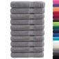 vidaXL Premium-Handtücher SOLUND 10 Stk. Grau 100x200 cm 600 g/m² vidaXL Premium-Handtücher SOLUND 10 Stk. Grau 100x200 cm 600 g/m²