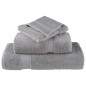 vidaXL Premium-Duschtücher SOLUND 10 Stk. Grau 70x140 cm 600 g/m²