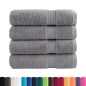 vidaXL Premium-Badetücher SOLUND 4 Stk. Grau 100x150 cm 600 g/m² vidaXL Premium-Badetücher SOLUND 4 Stk. Grau 100x150 cm 600 g/m²