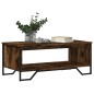 vidaXL Couchtisch Räuchereiche 100x51x40 cm Holzwerkstoff vidaXL Couchtisch Räuchereiche 100x51x40 cm Holzwerkstoff