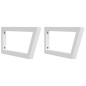 vidaXL Waschbeckenregal Wandmontage Stahl und Massivholz Buche vidaXL Waschbeckenregal Wandmontage Stahl und Massivholz Buche