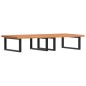 vidaXL Waschbeckenregal Wandmontage Stahl und Massivholz Buche vidaXL Waschbeckenregal Wandmontage Stahl und Massivholz Buche