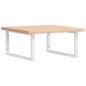 vidaXL Waschbeckenregal Wandmontage Stahl und Massivholz Buche vidaXL Waschbeckenregal Wandmontage Stahl und Massivholz Buche
