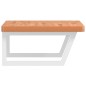 vidaXL Waschbeckenregal Wandmontage Stahl und Massivholz Buche vidaXL Waschbeckenregal Wandmontage Stahl und Massivholz Buche