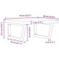 vidaXL Waschbeckenregal Wandmontage Stahl und Massivholz Buche vidaXL Waschbeckenregal Wandmontage Stahl und Massivholz Buche