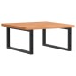 vidaXL Waschbeckenregal Wandmontage Stahl und Massivholz Buche vidaXL Waschbeckenregal Wandmontage Stahl und Massivholz Buche