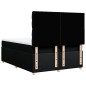 vidaXL Boxspringbett mit Matratze Schwarz 160x200 cm Stoff vidaXL Boxspringbett mit Matratze Schwarz 160x200 cm Stoff