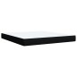 vidaXL Boxspringbett mit Matratze Schwarz 180x200 cm Stoff vidaXL Boxspringbett mit Matratze Schwarz 180x200 cm Stoff