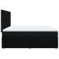 vidaXL Boxspringbett mit Matratze Schwarz 200x200 cm Stoff vidaXL Boxspringbett mit Matratze Schwarz 200x200 cm Stoff
