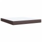 vidaXL Boxspringbett mit Matratze Dunkelbraun 180x200 cm Stoff vidaXL Boxspringbett mit Matratze Dunkelbraun 180x200 cm Stoff
