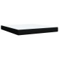 vidaXL Boxspringbett mit Matratze Schwarz 180x200 cm Stoff vidaXL Boxspringbett mit Matratze Schwarz 180x200 cm Stoff