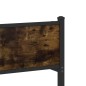 vidaXL Metallbett ohne Matratze Räuchereiche 107x203 cm vidaXL Metallbett ohne Matratze Räuchereiche 107x203 cm