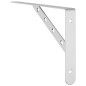 vidaXL Regalträger 4 Stk. 30x2,5x15,5 cm Silbern Edelstahl vidaXL Regalträger 4 Stk. 30x2,5x15,5 cm Silbern Edelstahl