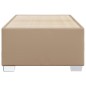 vidaXL Bettgestell Cappuccino-Braun 80x200 cm Kunstleder vidaXL Bettgestell Cappuccino-Braun 80x200 cm Kunstleder