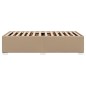 vidaXL Bettgestell Cappuccino-Braun 80x200 cm Kunstleder vidaXL Bettgestell Cappuccino-Braun 80x200 cm Kunstleder