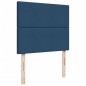 vidaXL Boxspringbett mit Matratze Blau 120x200 cm Stoff vidaXL Boxspringbett mit Matratze Blau 120x200 cm Stoff