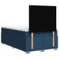 vidaXL Boxspringbett mit Matratze Blau 120x200 cm Stoff vidaXL Boxspringbett mit Matratze Blau 120x200 cm Stoff