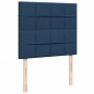 vidaXL Boxspringbett mit Matratze Blau 120x200 cm Stoff vidaXL Boxspringbett mit Matratze Blau 120x200 cm Stoff