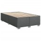 vidaXL Boxspringbett mit Matratze Dunkelgrau 120x200 cm Stoff vidaXL Boxspringbett mit Matratze Dunkelgrau 120x200 cm Stoff