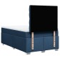 vidaXL Boxspringbett mit Matratze Blau 120x200 cm Stoff vidaXL Boxspringbett mit Matratze Blau 120x200 cm Stoff