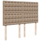 vidaXL Boxspringbett Matratze Cappuccino-Braun 160x200 cm Kunstleder vidaXL Boxspringbett Matratze Cappuccino-Braun 160x200 cm Kunstleder