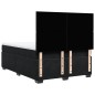 vidaXL Boxspringbett mit Matratze Schwarz 140x200 cm Samt vidaXL Boxspringbett mit Matratze Schwarz 140x200 cm Samt