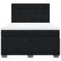 vidaXL Boxspringbett mit Matratze Schwarz 140x200 cm Samt vidaXL Boxspringbett mit Matratze Schwarz 140x200 cm Samt