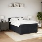 vidaXL Boxspringbett mit Matratze Schwarz 140x200 cm Samt vidaXL Boxspringbett mit Matratze Schwarz 140x200 cm Samt