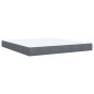 vidaXL Boxspringbett mit Matratze Dunkelgrau 180x200 cm Samt vidaXL Boxspringbett mit Matratze Dunkelgrau 180x200 cm Samt