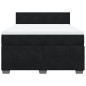 vidaXL Boxspringbett mit Matratze Schwarz 160x200 cm Samt vidaXL Boxspringbett mit Matratze Schwarz 160x200 cm Samt