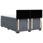 vidaXL Boxspringbett mit Matratze Dunkelgrau 140x200 cm Samt vidaXL Boxspringbett mit Matratze Dunkelgrau 140x200 cm Samt