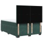 vidaXL Boxspringbett mit Matratze Dunkelgrün 160x200 cm Samt vidaXL Boxspringbett mit Matratze Dunkelgrün 160x200 cm Samt