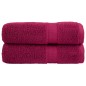 vidaXL Premium-Badetücher SOLUND 2 Stk. Bordeaux 100x150cm 600 g/m² vidaXL Premium-Badetücher SOLUND 2 Stk. Bordeaux 100x150cm 600 g/m²