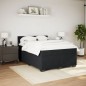 vidaXL Boxspringbett mit Matratze Schwarz 140x200 cm Samt vidaXL Boxspringbett mit Matratze Schwarz 140x200 cm Samt